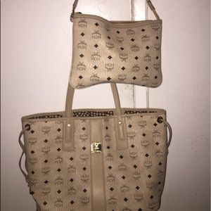 MCM POUCH AND TOTE